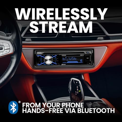Single Din Bluetooth Car Stereo with 6.5 Inch 2 Way Speakers K315575