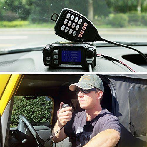 Dual Band VHF UHF 25W Mobile Radio with 4 Color Display F396236