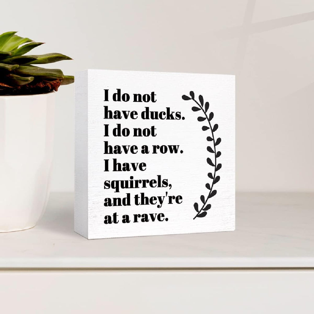 Wood Box Sign L514