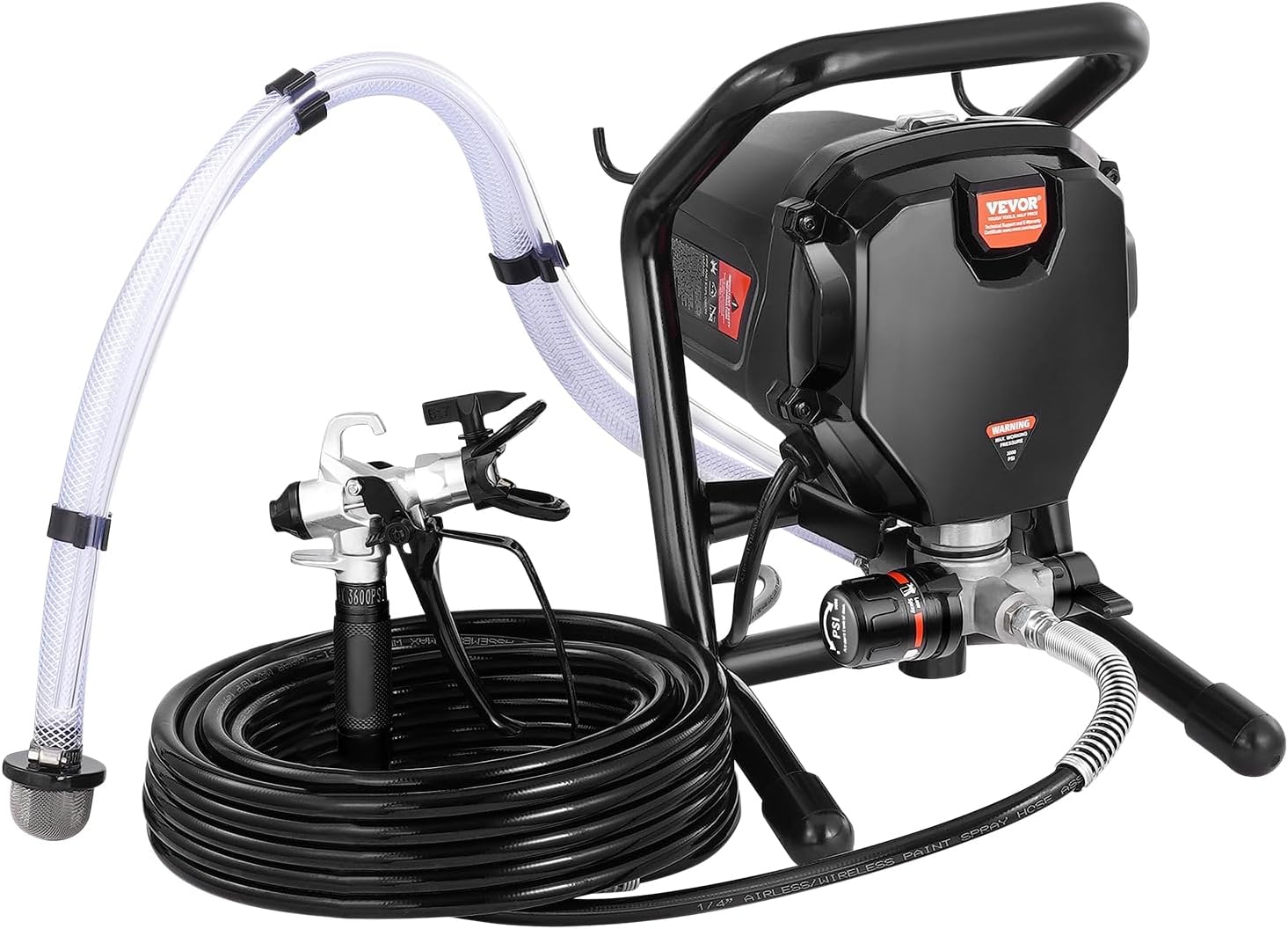 Stand Airless Paint Sprayer, 3000PSI 750W Electric Airless Sprayer T866220
