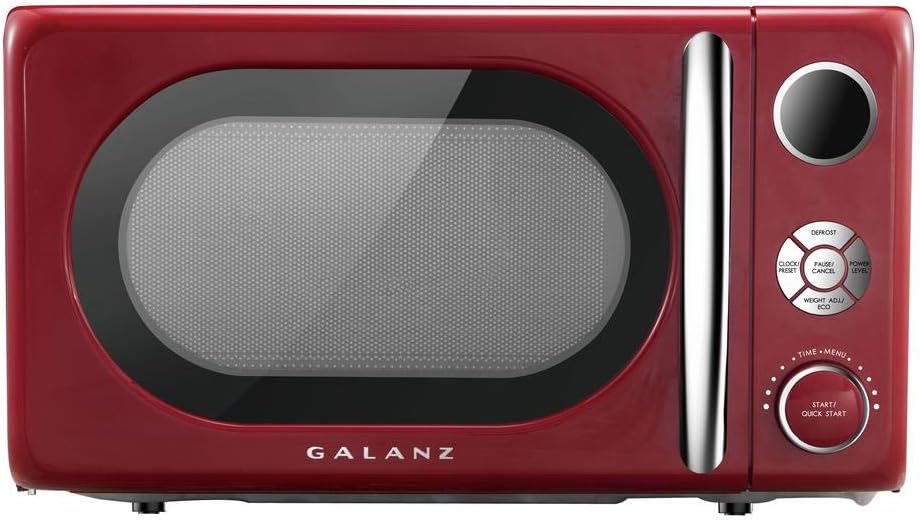 0.7 cu. Ft. 700-Watt Countertop Microwave in Retro Red A359