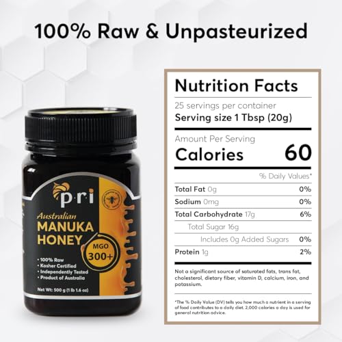 1.1LB Australian Raw Manuka Honey MGO 300+ H852
