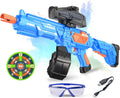Large Gel Ball Blaster with Drum, Electric Splat Blaster（Blue） Q100365