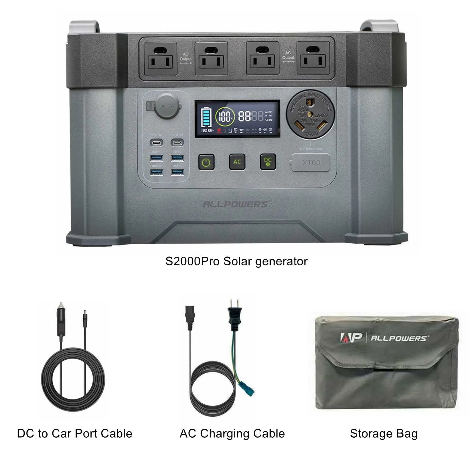 2400W 1500Wh Portable Power Station C635