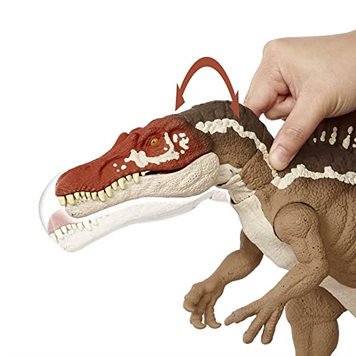 Extreme Chompin' Spinosaurus Dinosaur Action Figure Toy with Movable Joints D2018