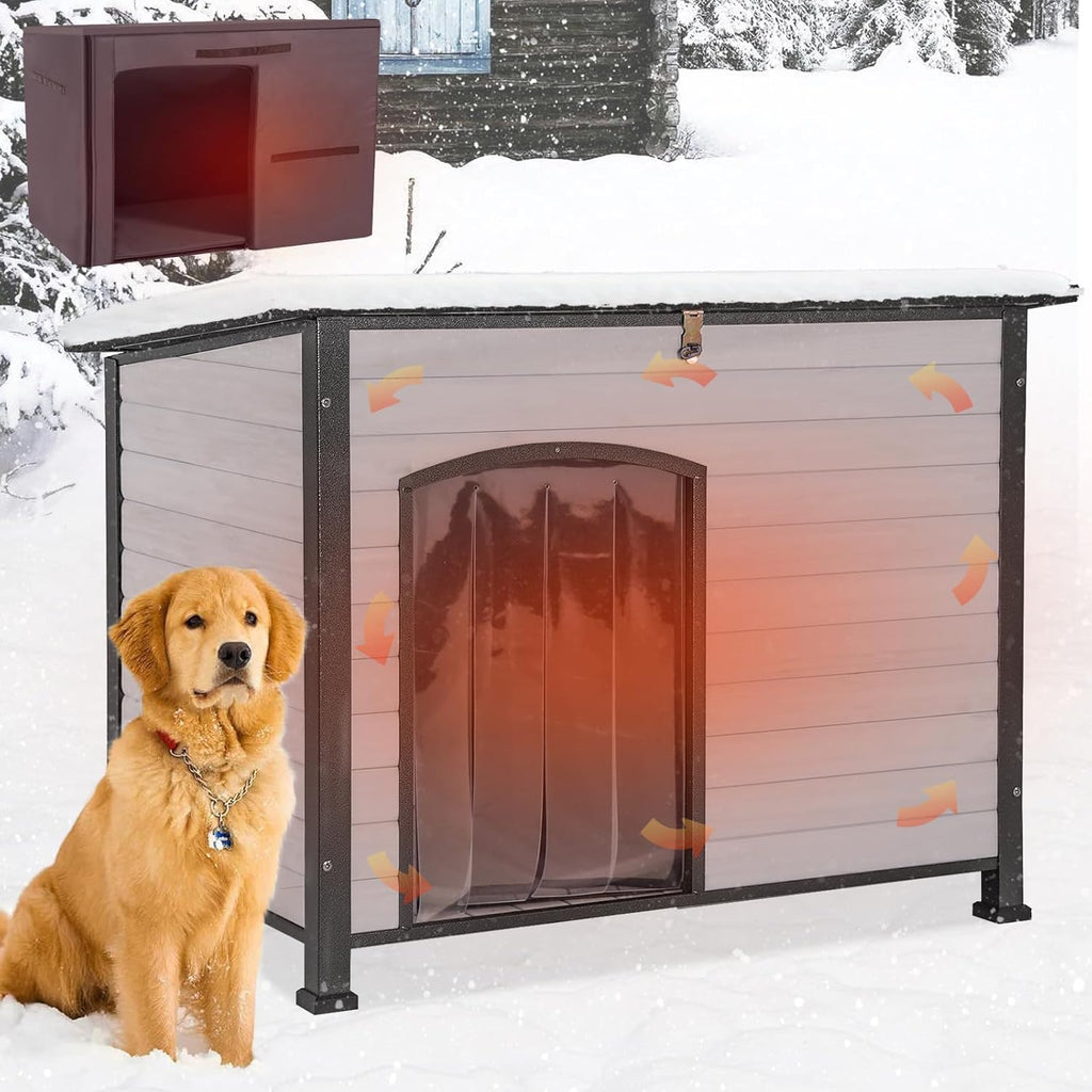 Outdoor Dog Kennel with Liner C884547