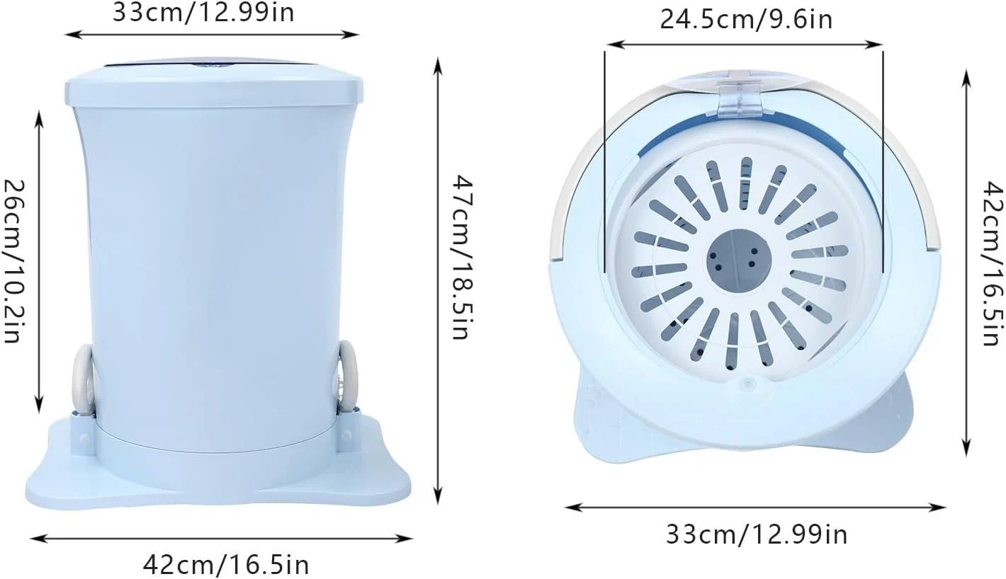 12L Manual Spin Dryer with Drain Hose M402144
