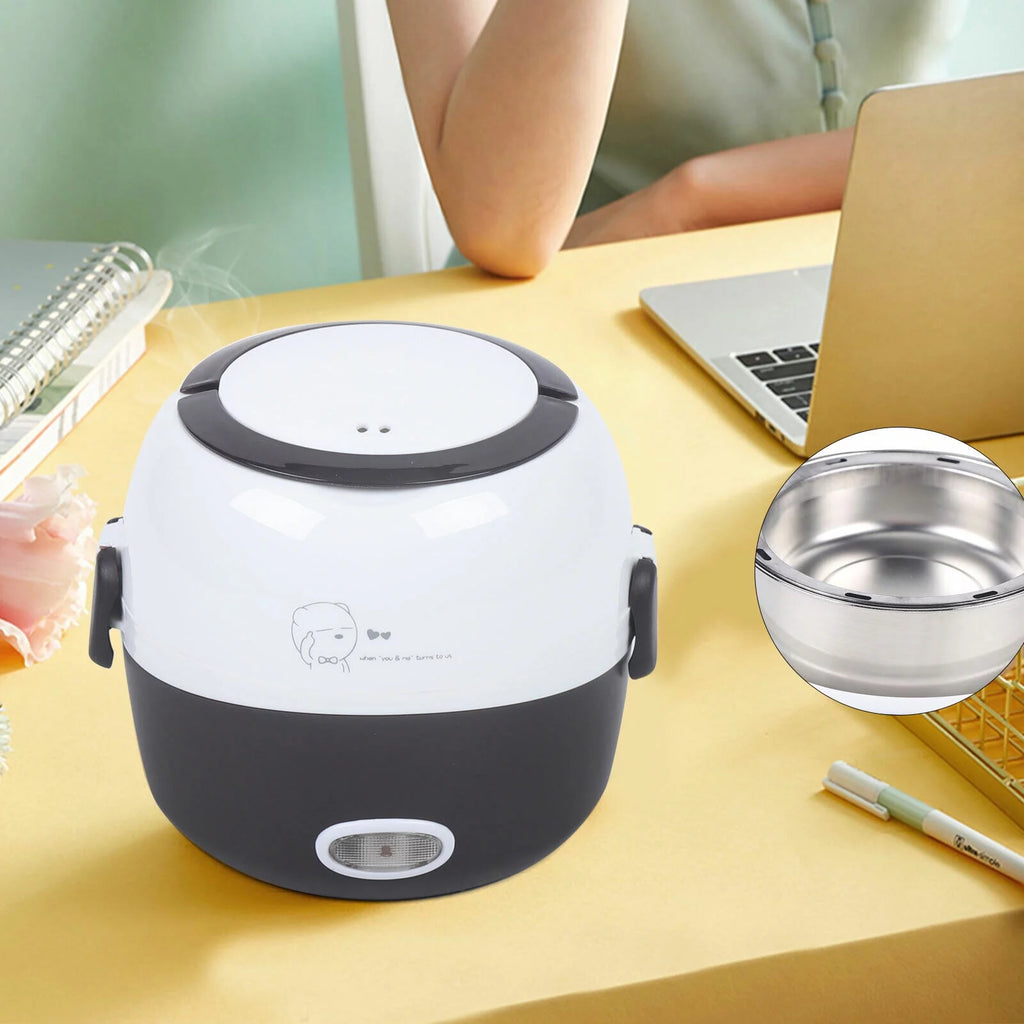 1.3L 2 Layers Electric Rice Cooker Stainless Steel Q865