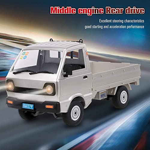 RC Car 1/10 2.4Ghz Off Road Drift Pickup Truck Crawler with Brushed Motor LED Headlights RTR M72611