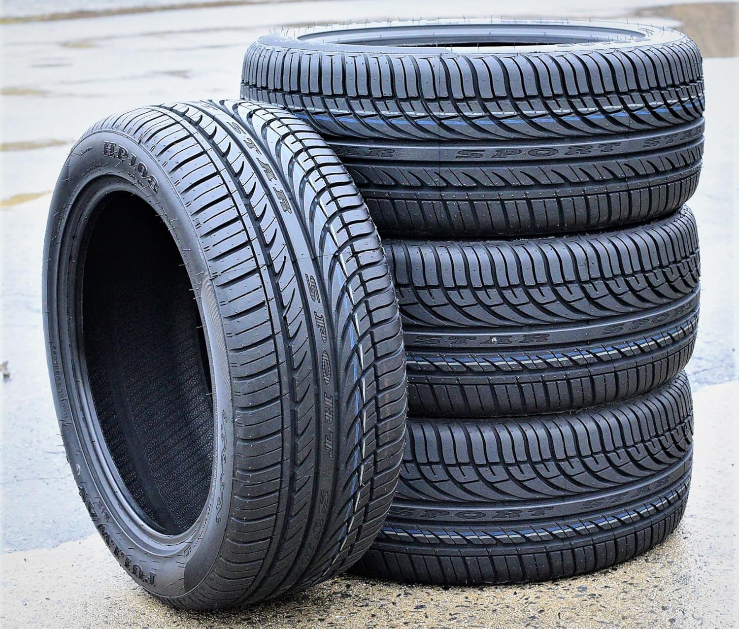 Set of 4 All-Season Passenger Car Performance Radial Tires 185/65R15 88H Y713038
