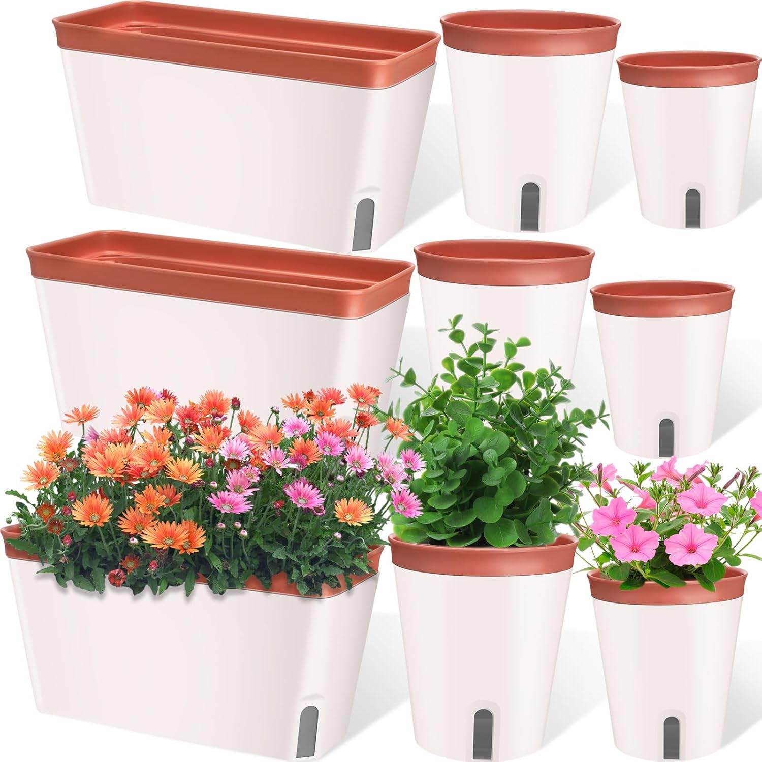 9 Set Self Watering Window Planter Box R788