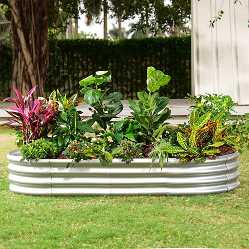 Galvanized Raised Garden Bed Kit X6635