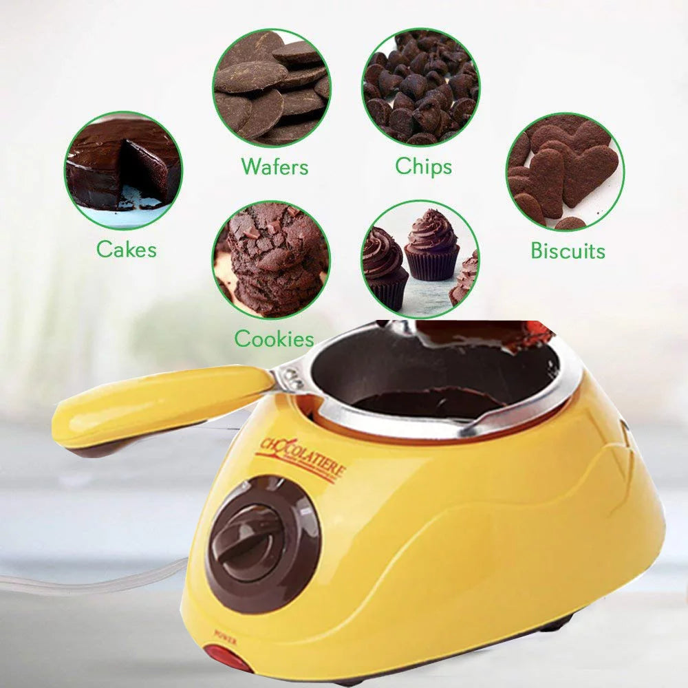 Chocolate Melting Warming Fondue Set with Removable Pot L47454