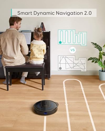 Robot Vacuum with Self Emptying, 2.85-Inch Slim Design D421416