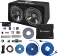 1500W Dual 12" Car Subwoofer with Loaded Enclosure and Mono Block Amplifier Z3278