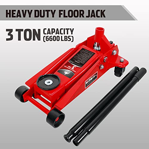 3 Ton Capacity Steel Hydraulic Floor Jack Z9171