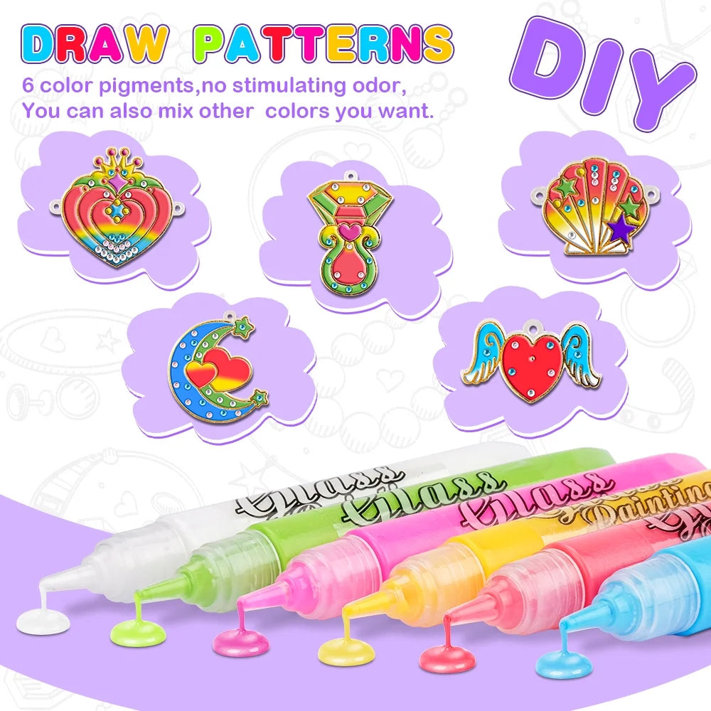 Necklace Craft Kit Jewelry Making Kit F777