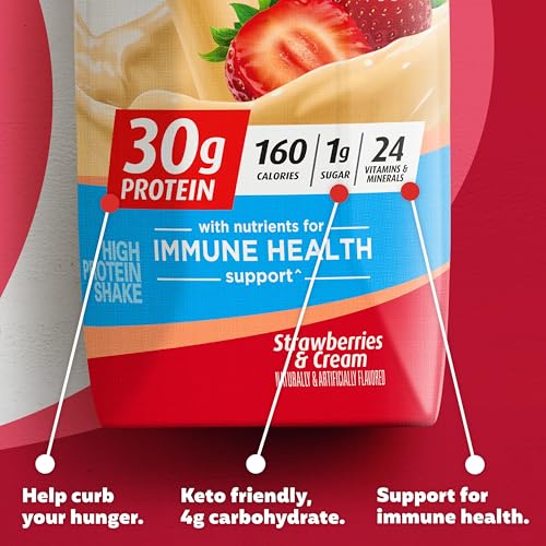 Cafe Latte Protein Shake, 30g Protein, 11 fl oz Pack of 12 N381838