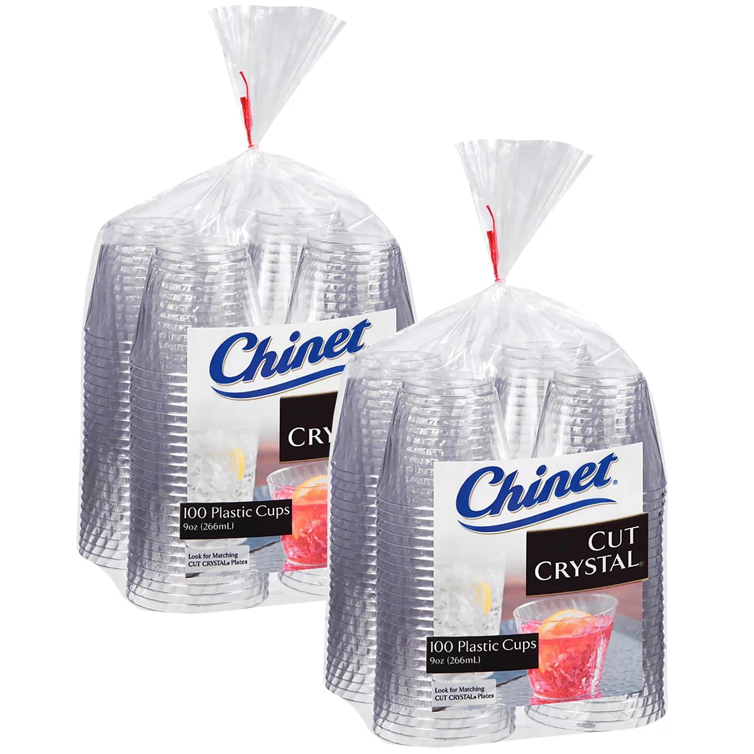 100 Count 9 oz Clear Cups B931