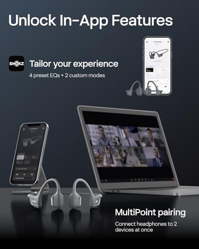 Open-Ear Bone Conduction Sport Headphones with Reflective Strip P3378