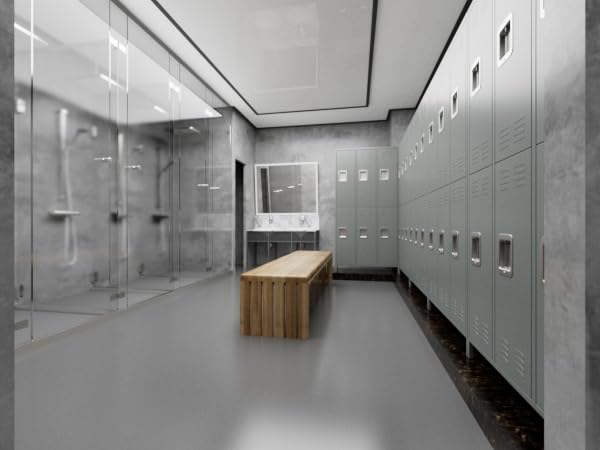 5 Door 72 inch Steel Storage Locker A863218