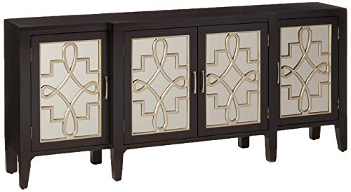 Antique Black Console Table Y389068