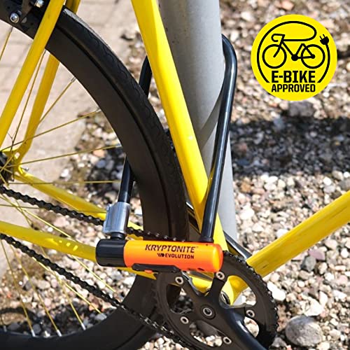 Heavy Duty Bicycle U Lock Bike Lock with Bracket (4-Inch x 11.5-Inch) F507596