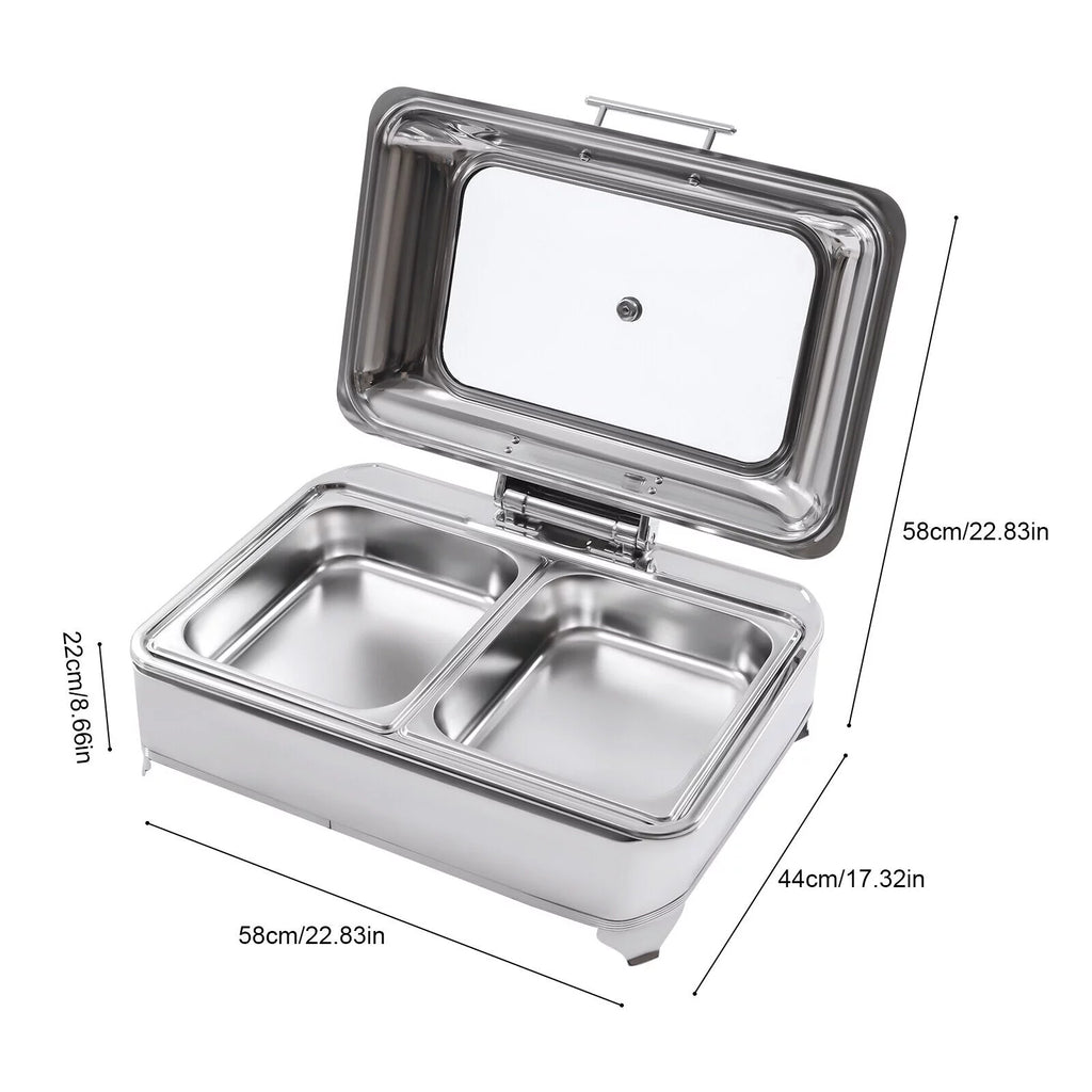 9L Electric Food Warmer with 2 Trays S4027