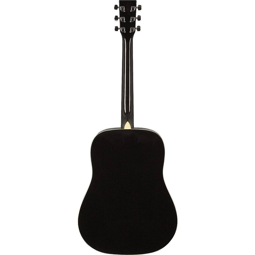 Black Dreadnought Acoustic Guitar Z602