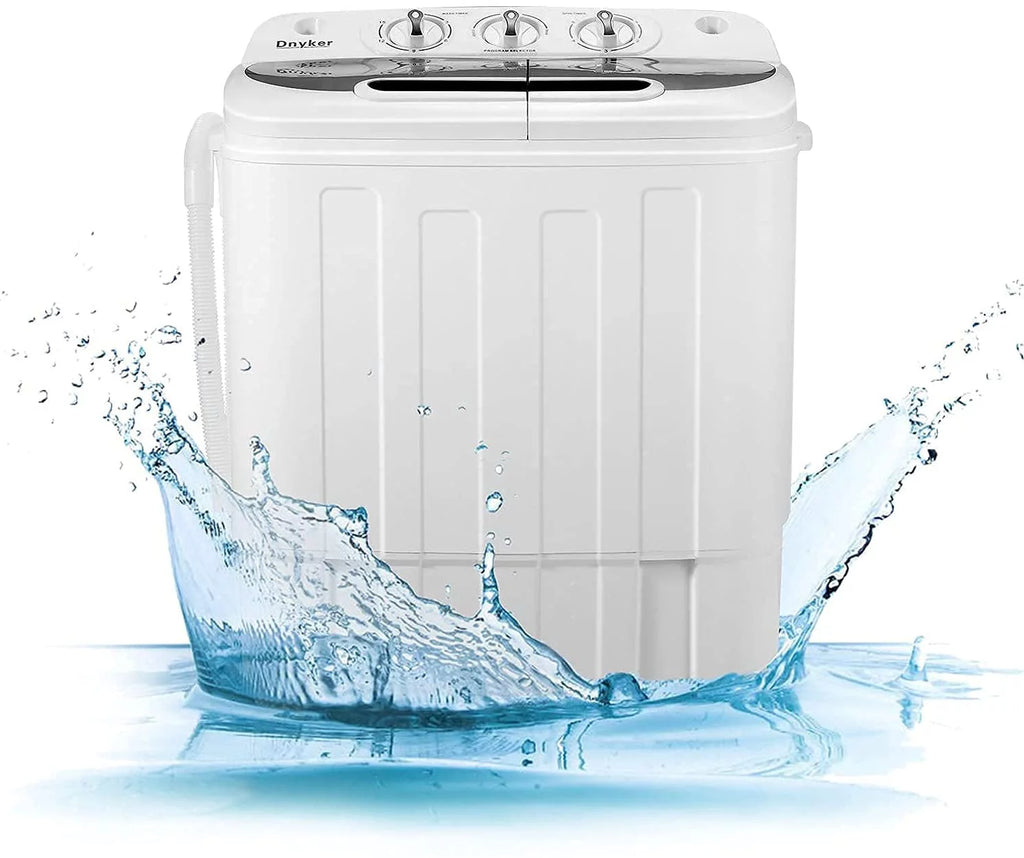 White Twin Tub Portable 16.5 lbs. Washing Machine and Dryer Combo U855179