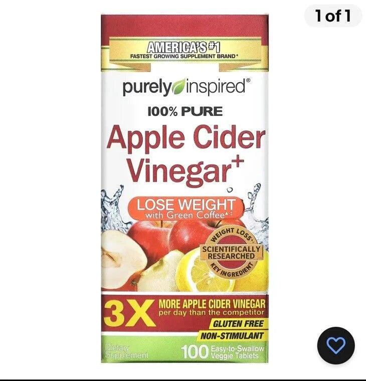 Apple Cider Vinegar Pills 100 ct M420