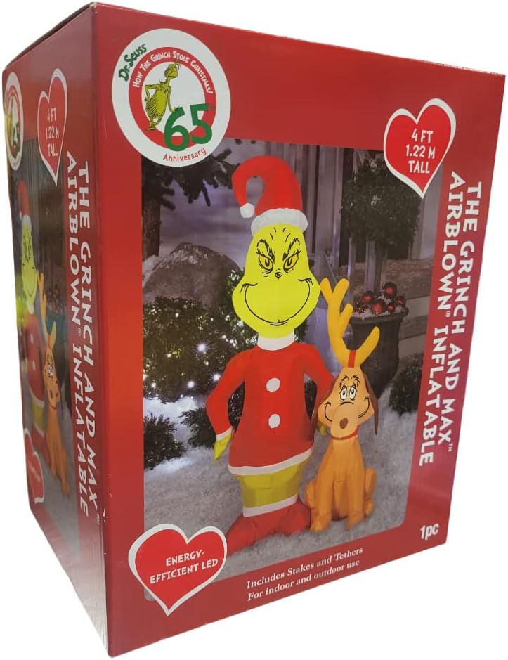4ft Tall Christmas Inflatable Decoration S595158