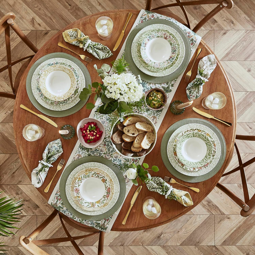 Multicolored Luncheon Plate Set of 4 H859