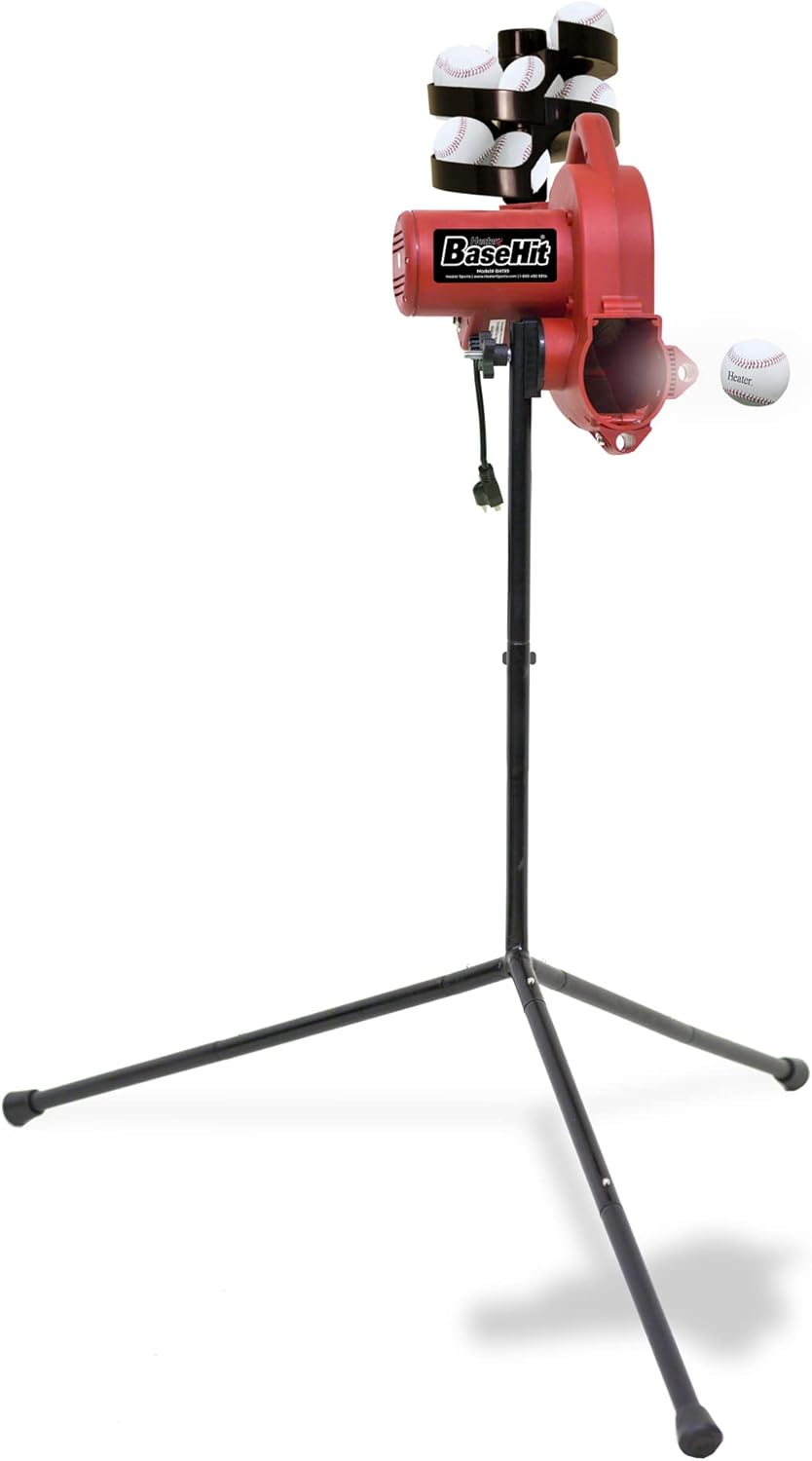 Base Hit Lite & Real Baseball Pitching Machine U85768