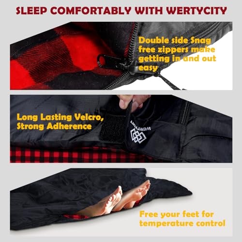 Extra Large 2 Person Double Sleeping Bag W698165
