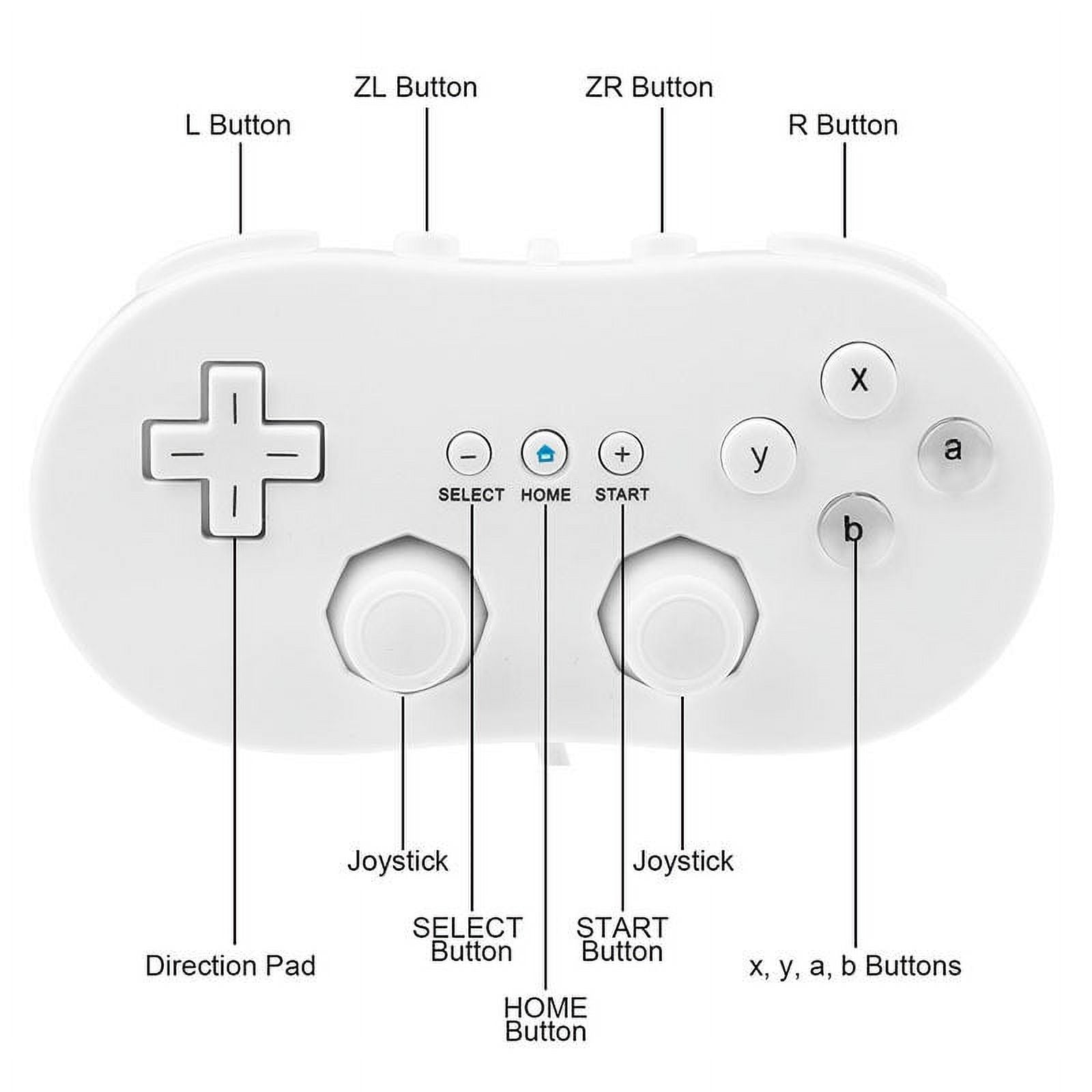 Classic Controller For Nintendo Wii Wii U Remote T23218