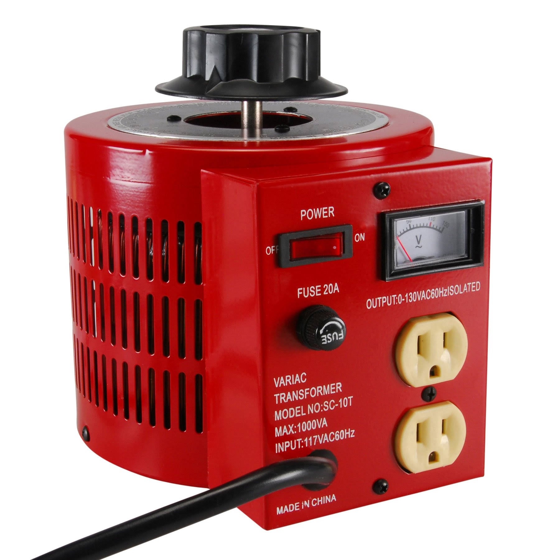 10A Variable AC Power Transformer 0-130 VAC M82177