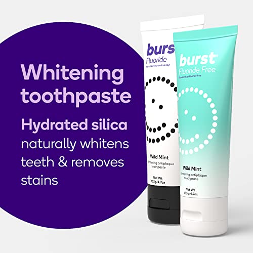 4.7oz 2 Pack Wild Mint Fluoride Free Whitening Toothpaste Y742