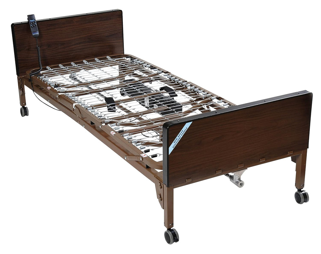Semi Electric Hospital Bed with Half Rails X947515
