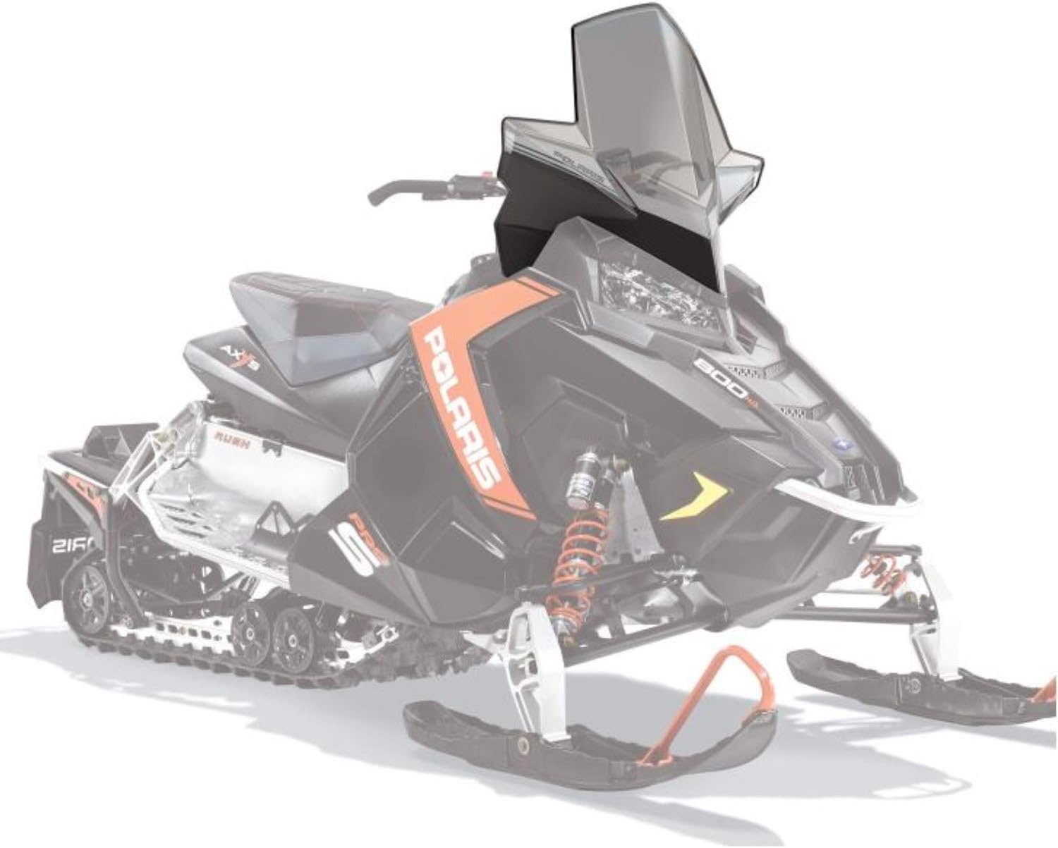 Smoke Snowmobile Windshield O58380