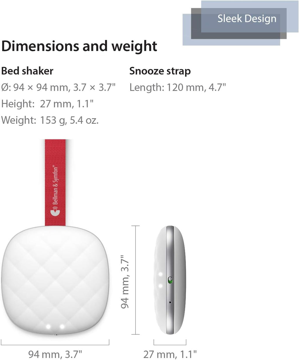 Wireless Bedshaker Alarm with Bluetooth Y945979