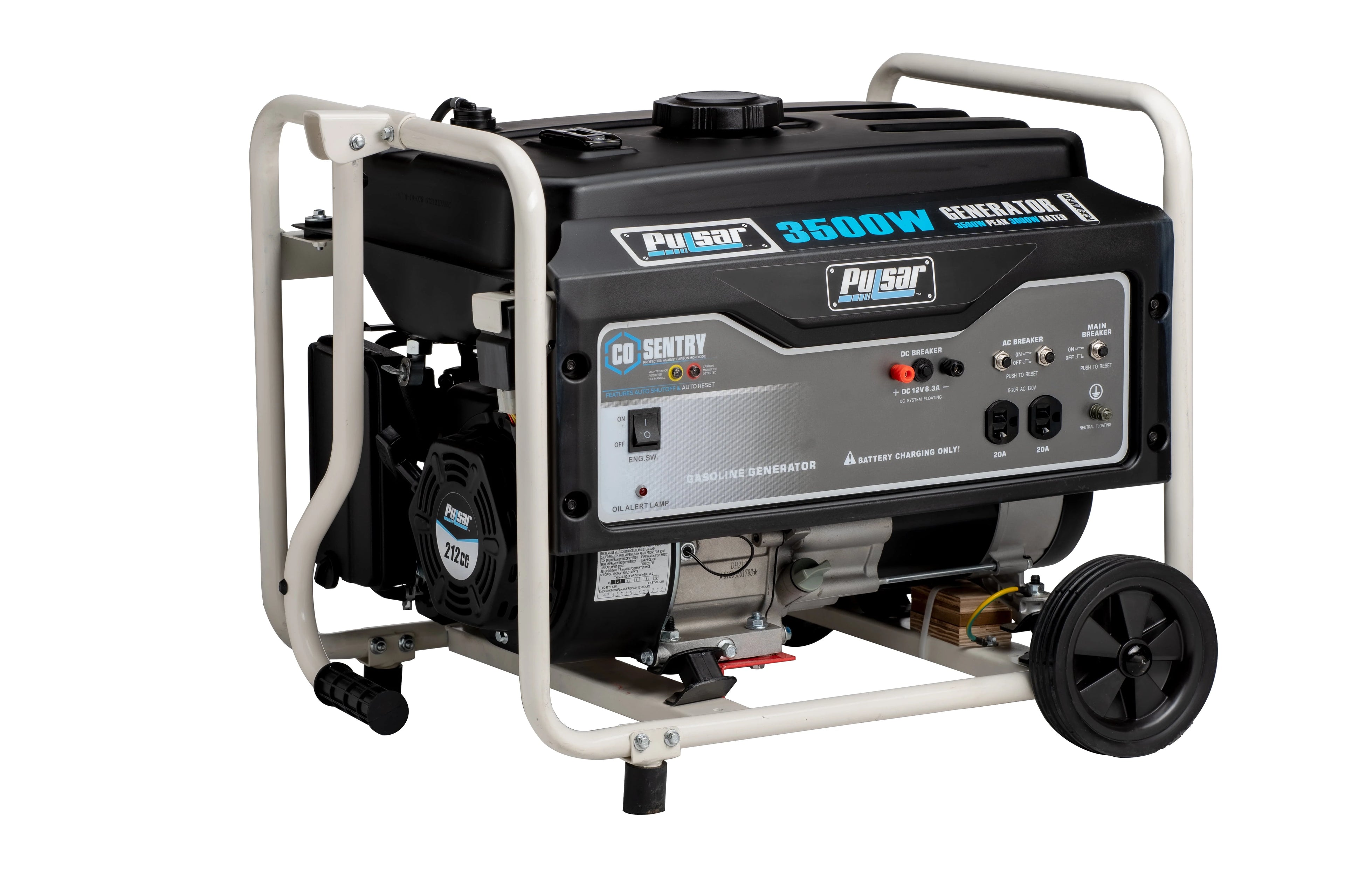 3,500-Watt Gasoline Powered Generator with CO Sentry M49320