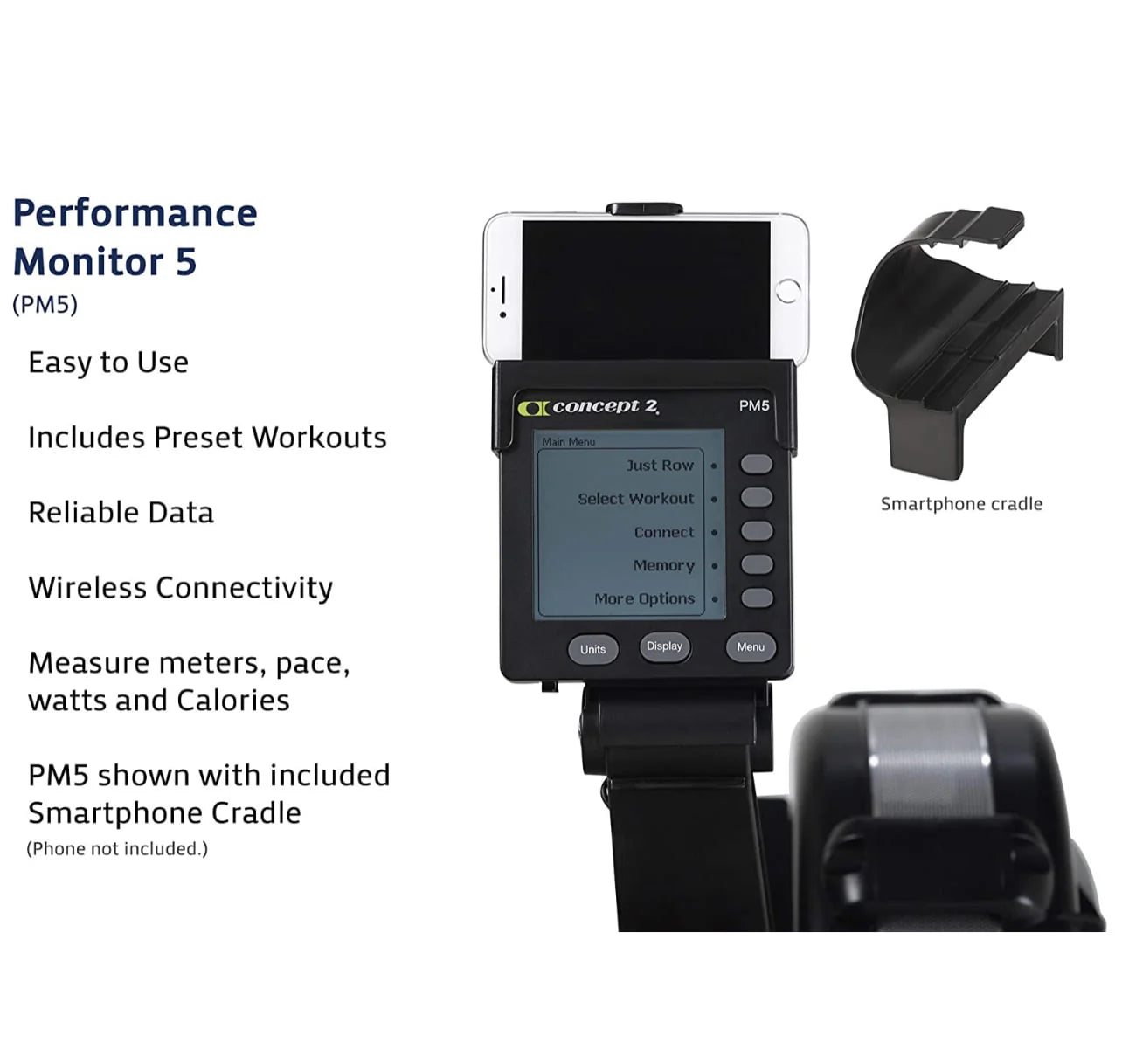 Indoor Rowing Machine with PM5 Performance Monitor I545