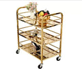3 Layer Stainless Steel Serving Cart N7314