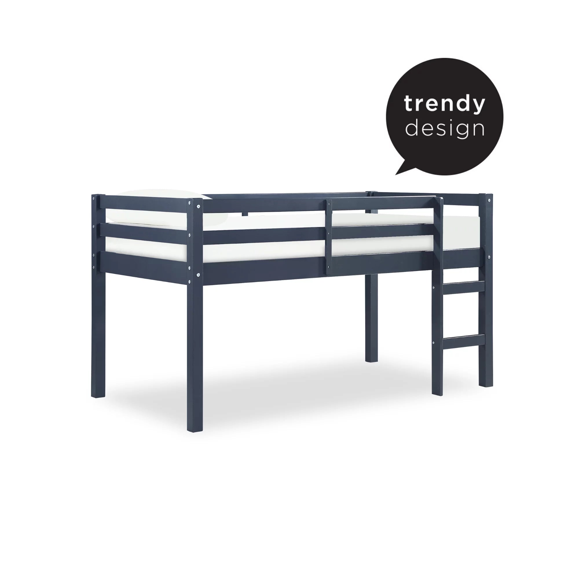 Blue Twin Loft Bed N834