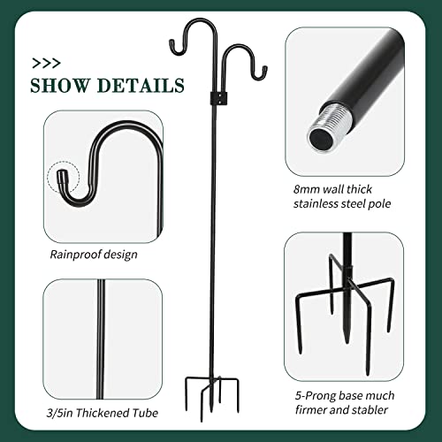 92 Inch Heavy Duty Shepherds Hook for Bird Feeders M633596