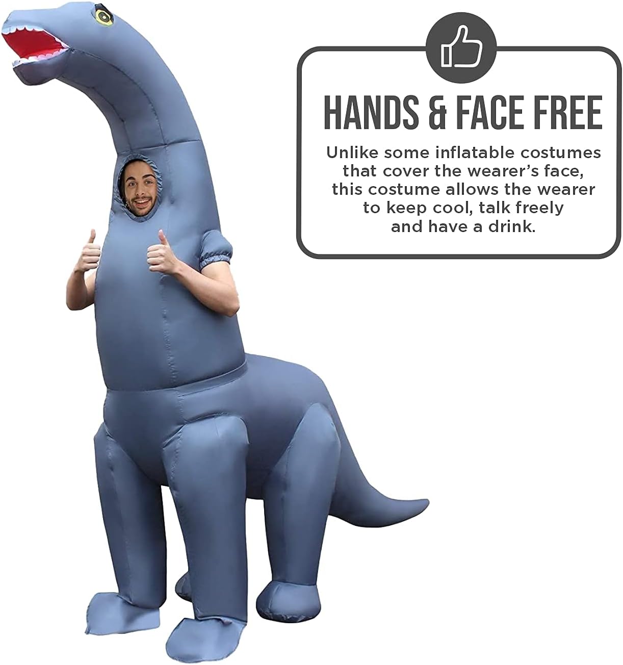 Inflatable Dinosaur Costume Adult T340696