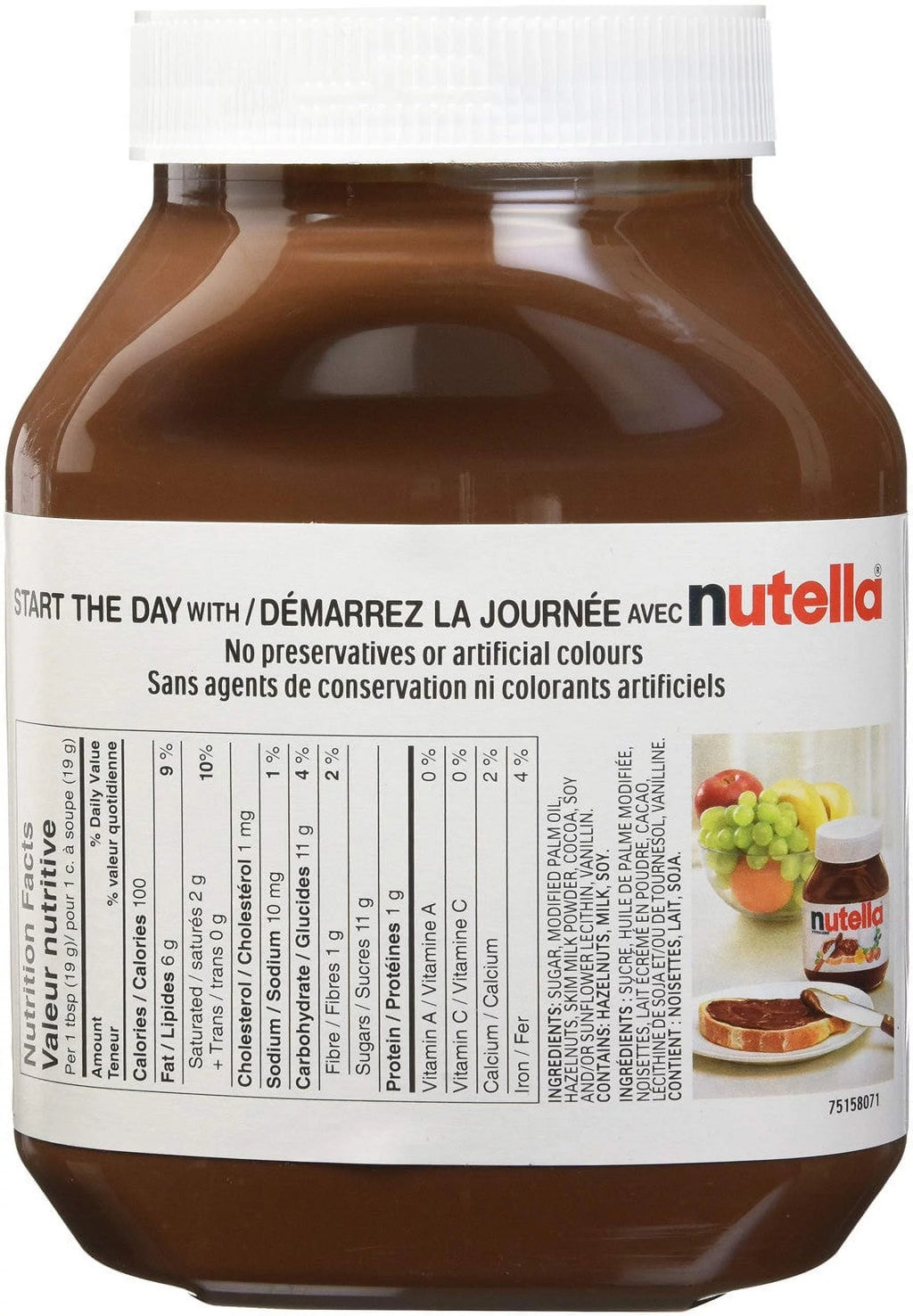 Hazelnut Chocolate Spread, 1kg/35.3 oz. S2973