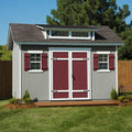 12' x 8' Wood Storage Shed E39853