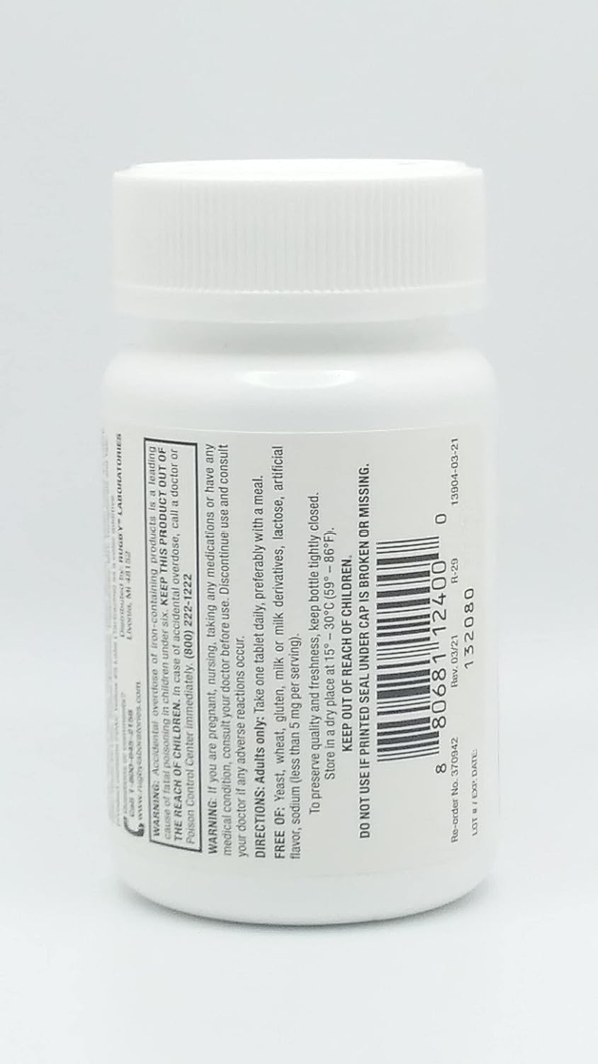 Multivitamin with Iron Multimineral Supplement 100 Tablets W1123